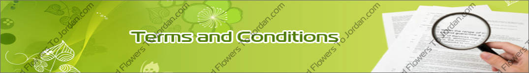 Terms and Conditions for Flowers Delivery Bulgaria